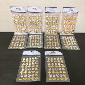 Stickers Puffy Bunnies & Chicks 10 Packages Teacher Easter Paper Craft Spring